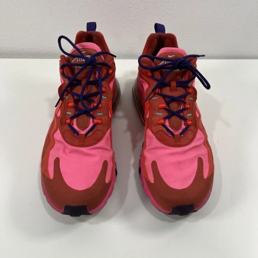 Nike React Air 70 Mystic Red Pink Blast Running Shoe Men's US 13‎